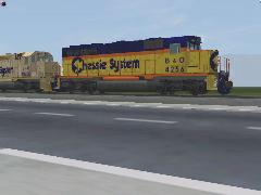 GP40-2 Chessie B&O 4256