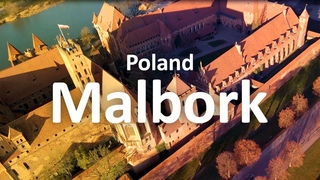 Poland, Malbork - drone video 4K