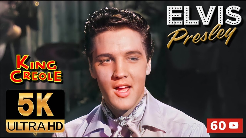 Elvis Presley AI 5 K Colorized, Restored Young dreams