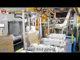 WIN-WIN PACK Fully Automatic Jack Sewing Machine Packaging Production Line/Packing System/Robot