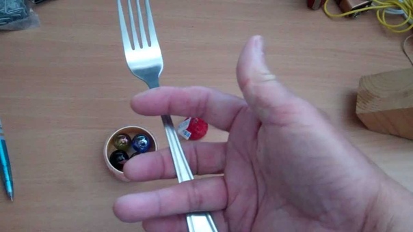 Using spoons and forks as tongs to serve