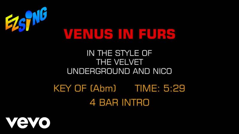Velvet Underground And Nico Venus In Furs ( Karaoke EZ