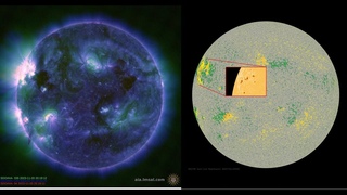 Large Group Of Sunspots Is Moving Into Earth View - November 20. 2023.