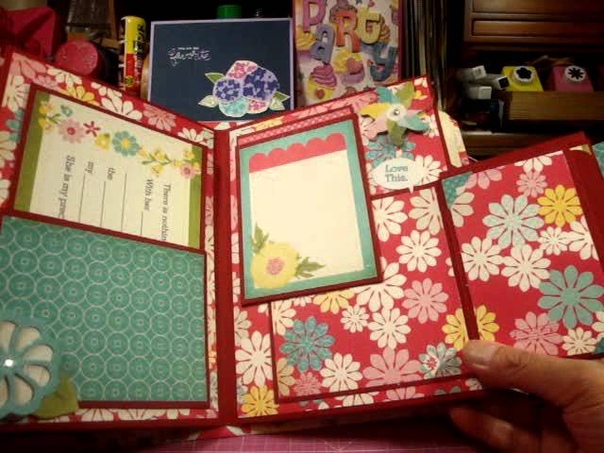 Sweet Girl Handbag Mini Album scrapbooking mini