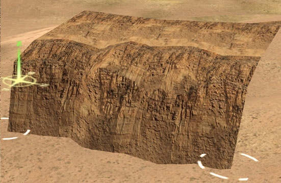 DG Uintah white river canyon cliff top 2c variation 10 degrees
