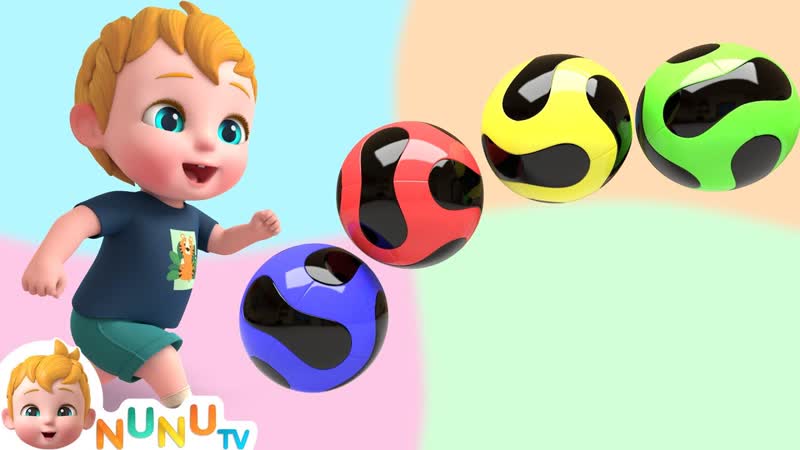 Color Ball Song + More Kids Songs, Nu Nu Tv Nursery