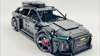 Audi Avant RS6 - Lego Technic MOC - With bodyit