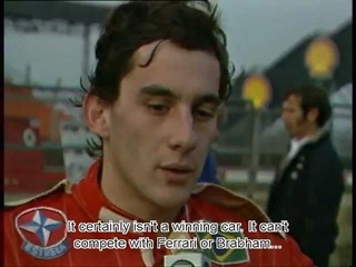 Ayrton Senna’s first F1 tests